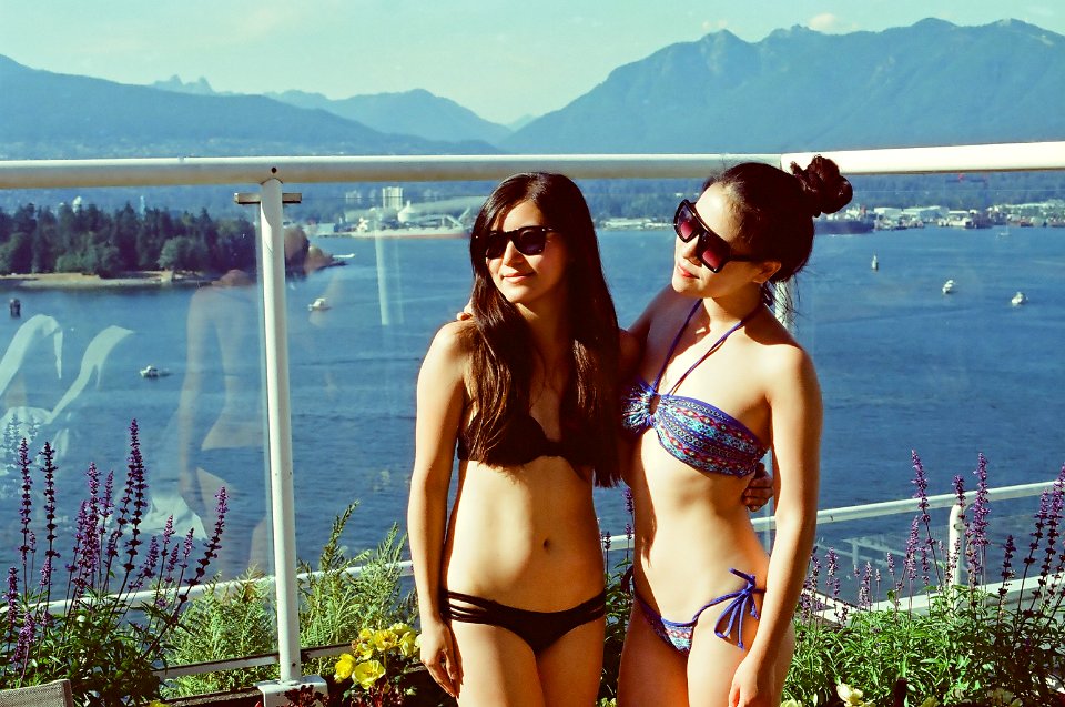 Tanning at the Pool