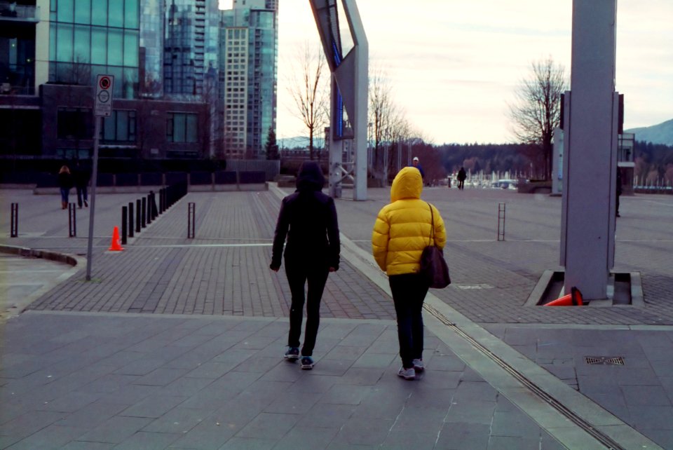 Walking at Coal Harbour