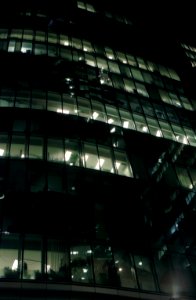 Night office building
