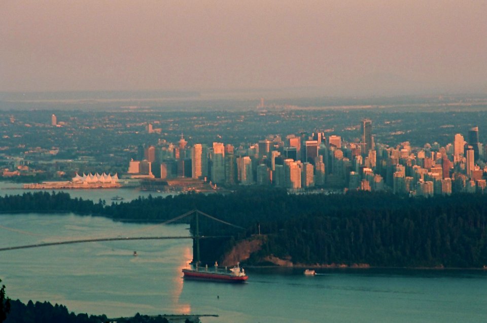 Vancouver Skyline Sunset