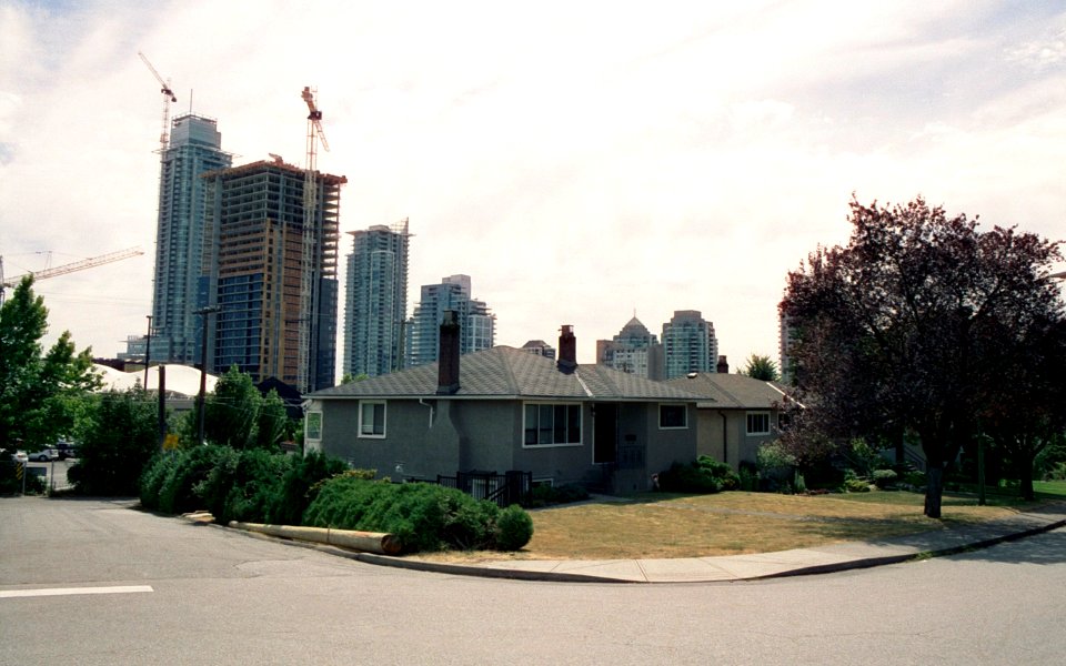 Old and new buildings, Burnaby
