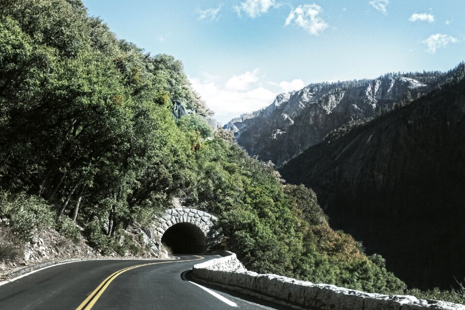 Mountains valley travel