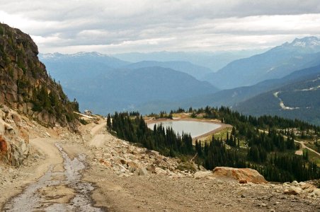 Whistler view below