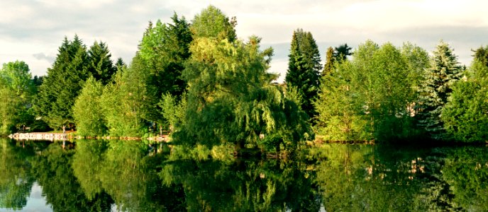 pristine lake