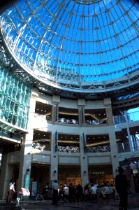 Under a glass dome