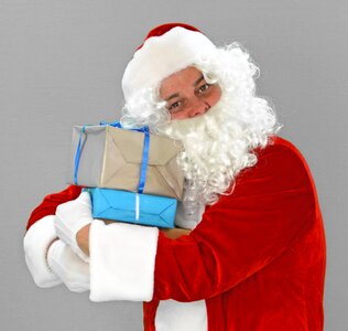 Nicholas santa claus gifts photo