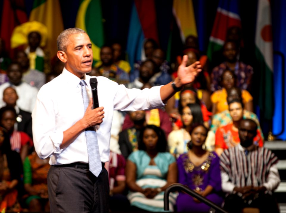 President Obama addresses the Mandela Washington Fellows at the Young African Leaders Summit