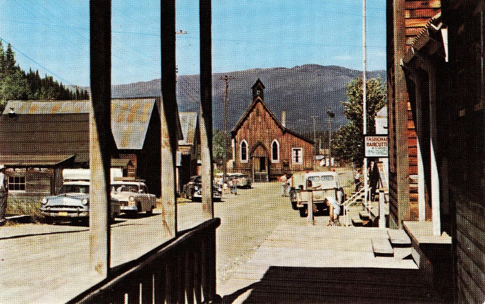 Postcard: Barkerville, B.C., 1958