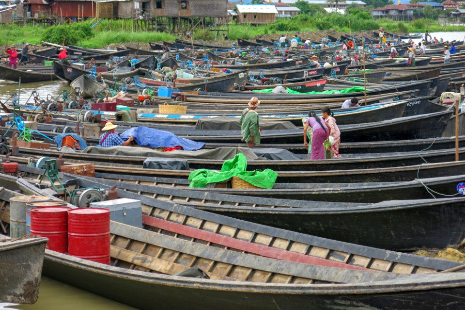 Market day near Inle Lake