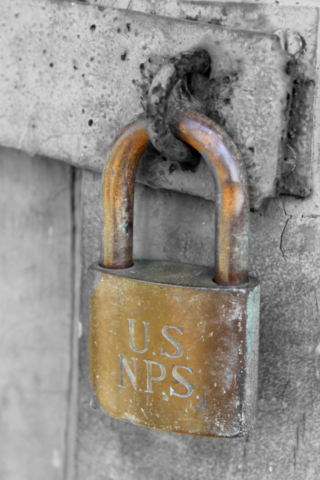 Hipster Shot of the old lock