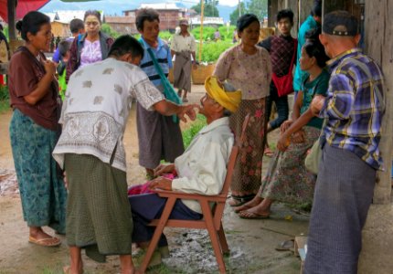 Going to the dentist, Inle Lake photo