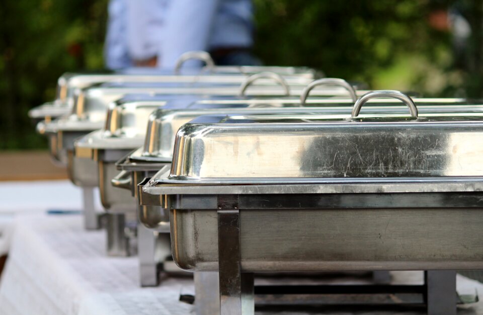 Chafing dish gastronomy delicious