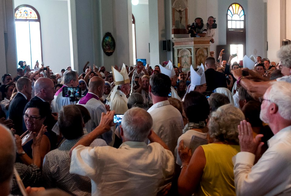 Papa Francisco oficia Santa Misa en el Santuario de El Cobre
