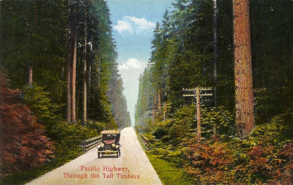 Postcard: Pacific Highway, Surrey, BC, c.1920s