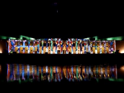 Enlighten at Parliament House, Canberra photo