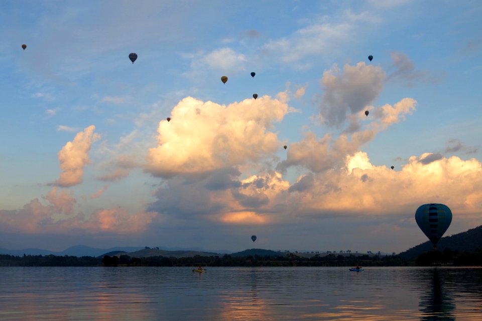 Balloons over Canberra
