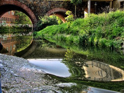 Water river bridge