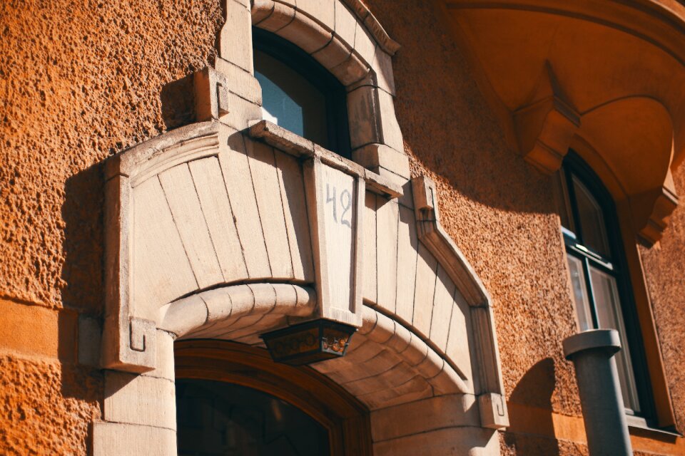 Building facade sunshine