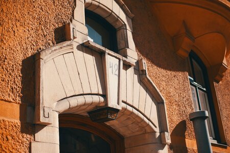 Building facade sunshine