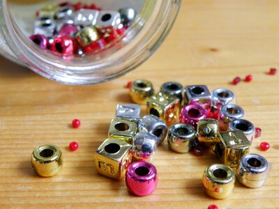 Shiny components glass