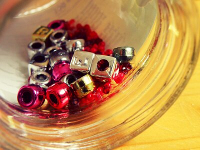 Shiny components glass