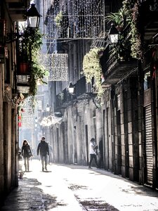 Urban spain old town photo