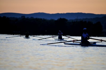 Canberra early morning rowers photo