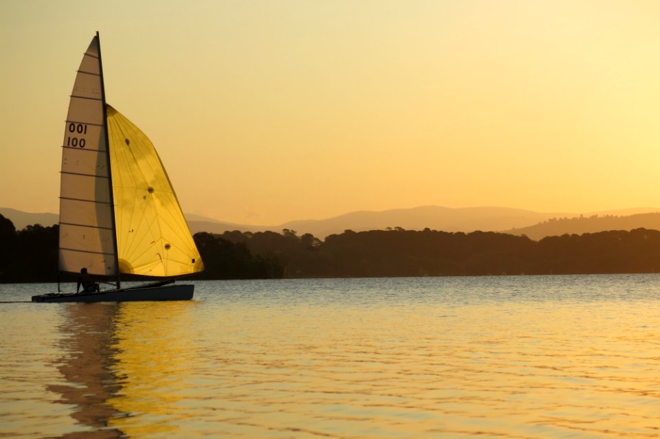 Lake Burley Griffin at sunset