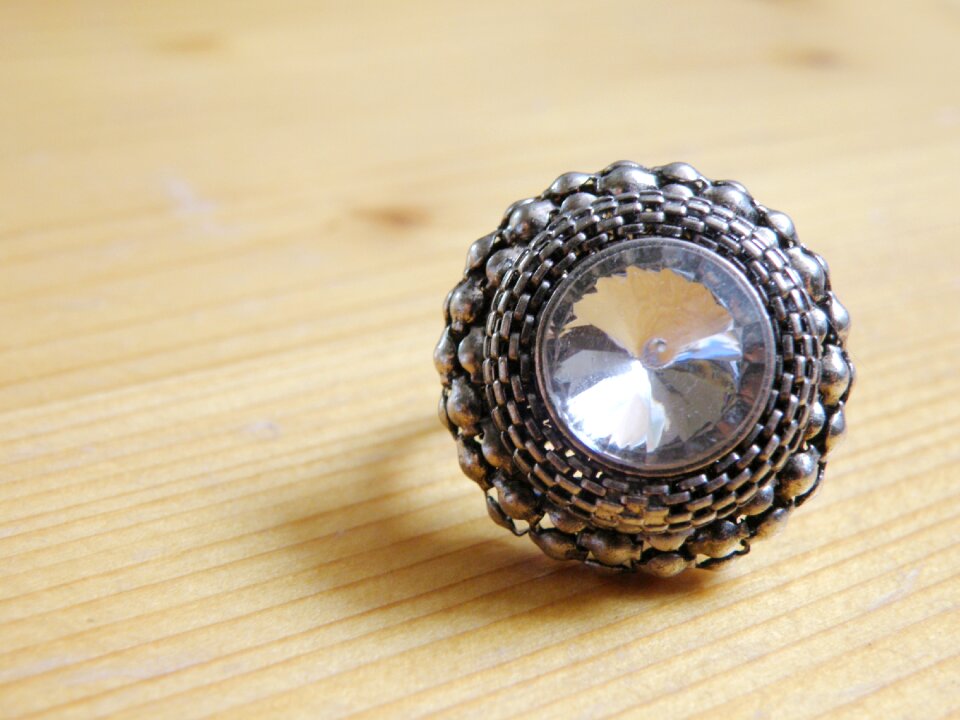Silver glossy jewel