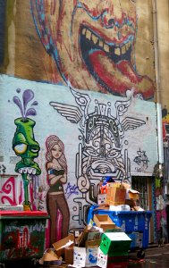 Melbourne city graffiti 1