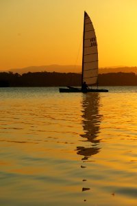 Lake Burley Griffin at sunset