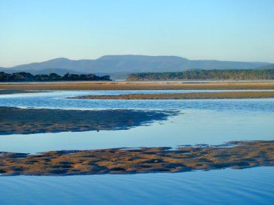 Mallacoota inlet at low tide