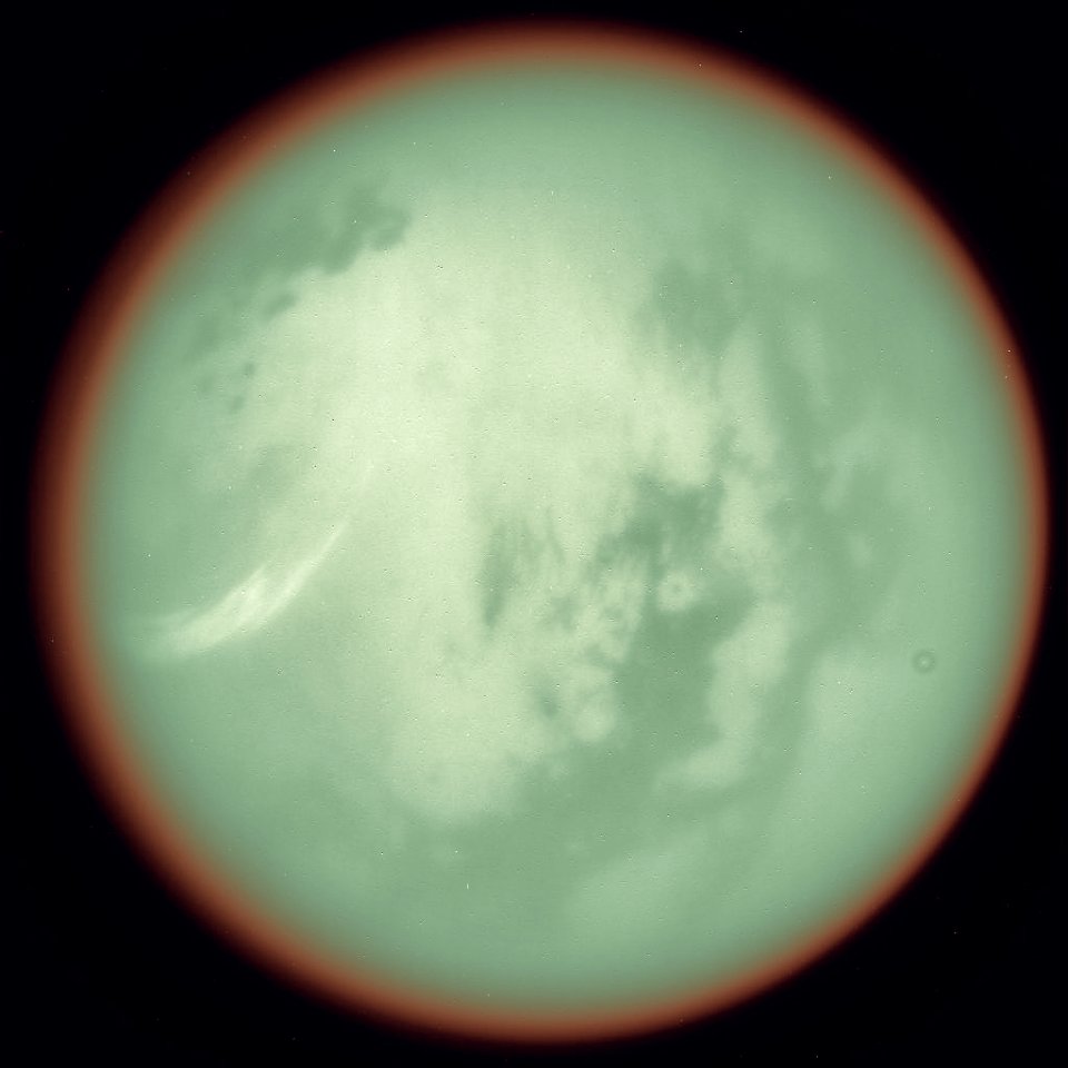 Titan in false colours
