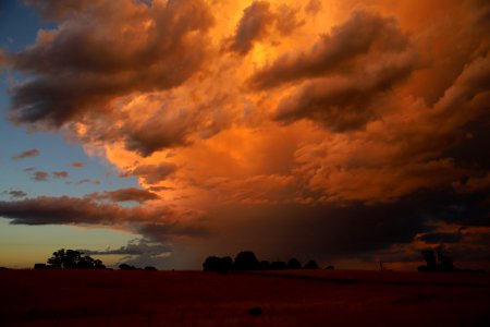 Stormy skies at Terip Terip, Victoria