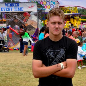 Young carnival skeptic