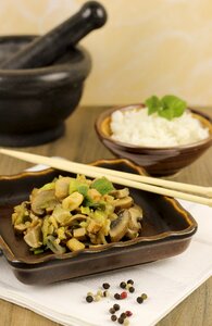 Mushroom meal tasty