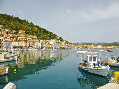 Mediterranean tranquil seaside photo