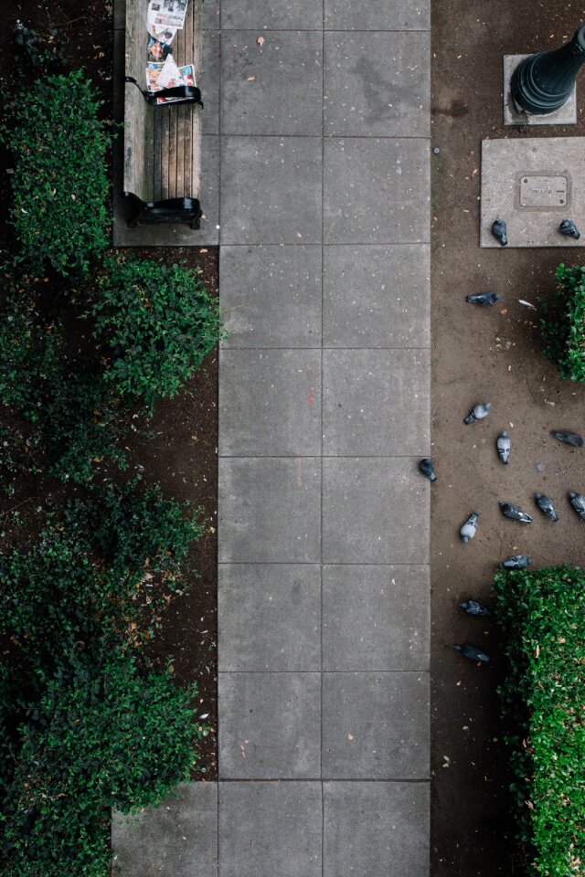 Bench urban way
