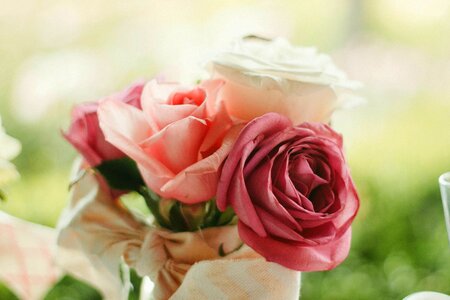 Wedding floral romantic photo