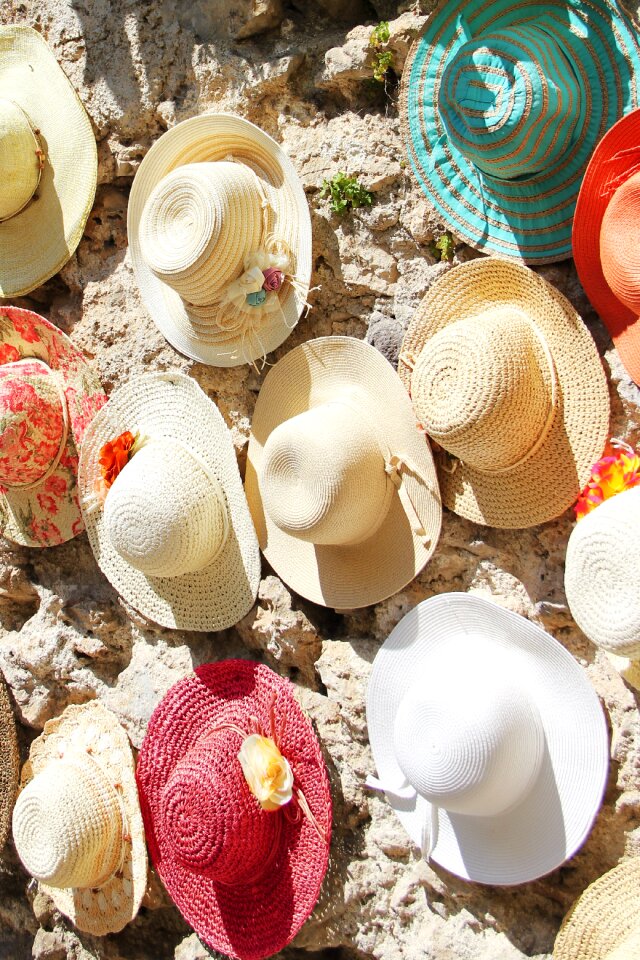 Sun straw hat headwear