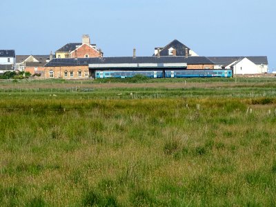 Arriva Departing Borth photo