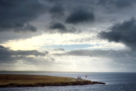 Lighthouse at Kirkwall, Orkney Islands photo