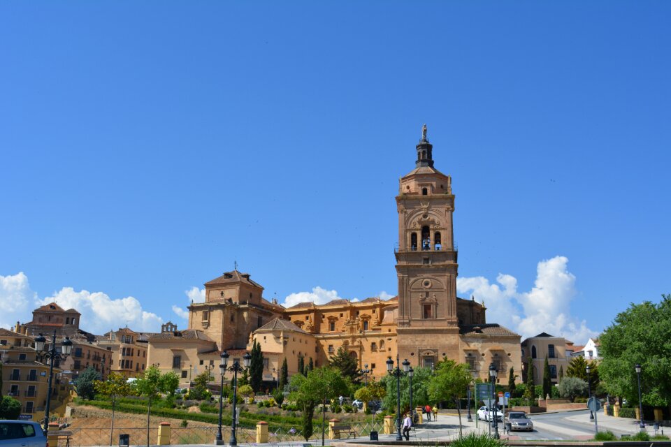 Spain landscape cathedral of guadix