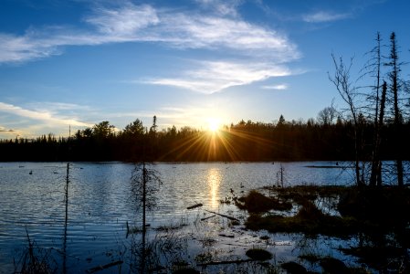Beaver Pond Sunset photo