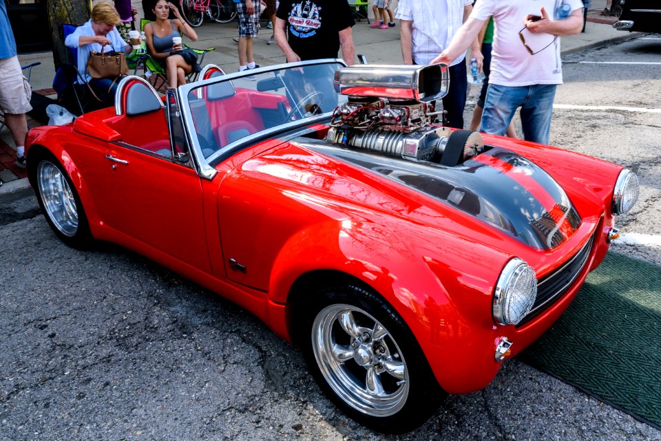 Supercharged MG Midget
