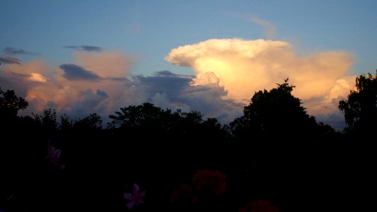 cumulonimbus sunset