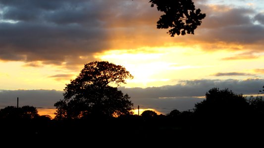 Cloudy Sunset photo