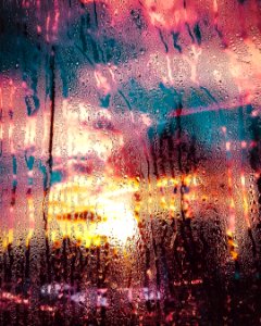 #nhodjinRain, colors, a tree, batman. What do you see in this photo?