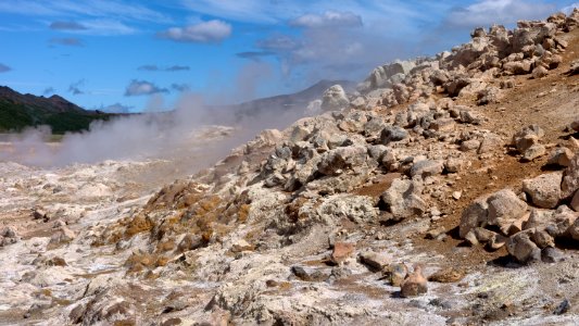 The Námafjall Hverir Geothermal Area, Iceland