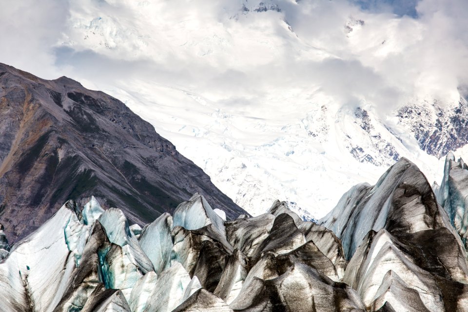Seracs on the Kennicott Glacier